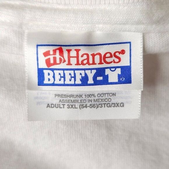 Vintage Silver Fox Watersports T Shirt Mens Size 3XL White Y2K Watercraft - Picture 6 of 7